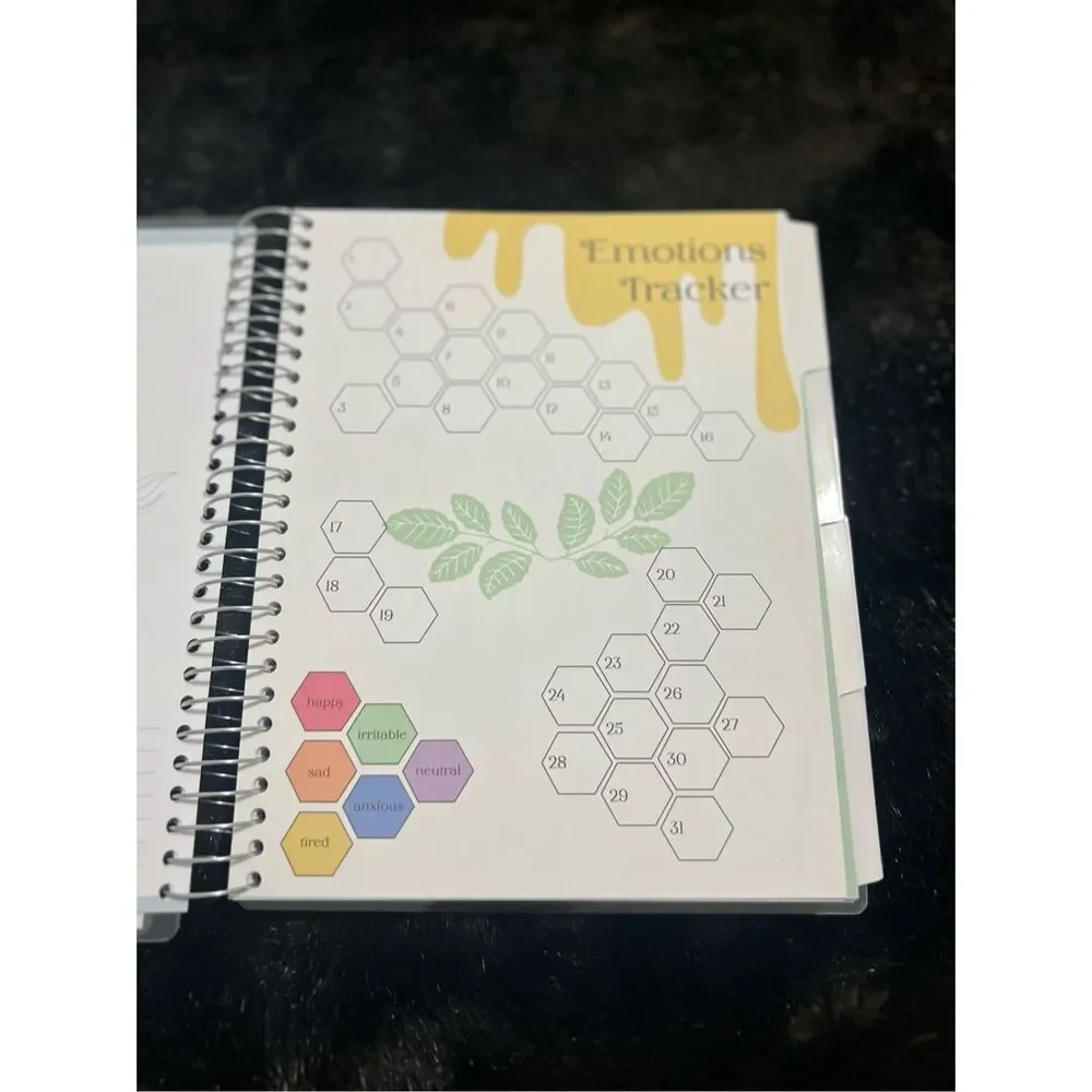 New Wellness Journals emotions moods tracking schedule water